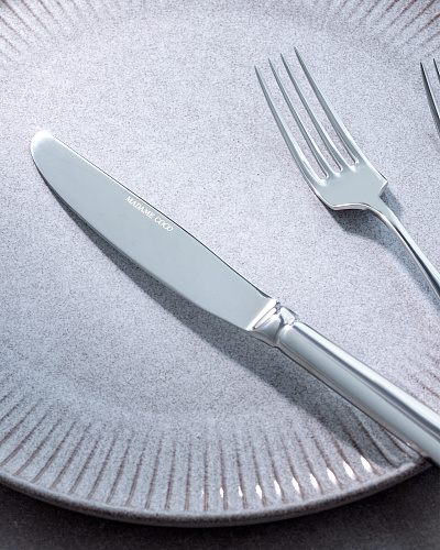 Набор столовых приборов Fleur de Lys из 84 шт. - серебристый