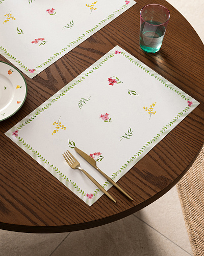 Набор сервировочных ковриков Odette 42x29 см. - полиэстер