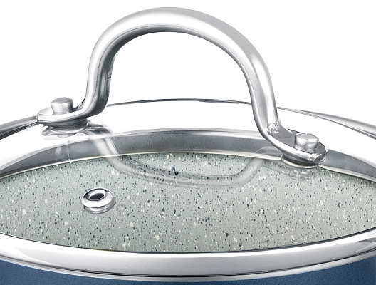 Набор посуды Mini Granite Look из 3 шт., 1,4 л., 1л. - темно-синий