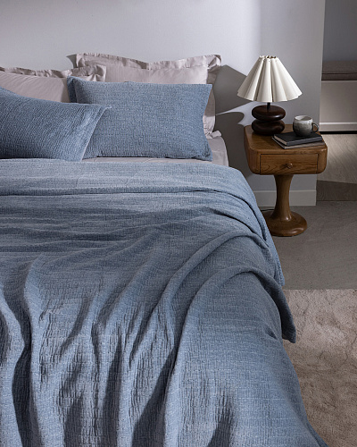 Комплект постельного белья евро Feolette с покрывалом и 2 наволочками 230x240 см