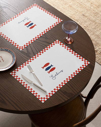 Набор сервировочных салфеток Sealy из 4 штук, 42x29 см, пластик