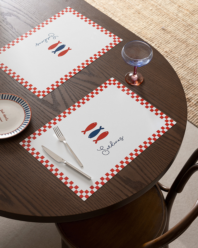 Набор сервировочных салфеток Sealy из 4 штук, 42x29 см, пластик