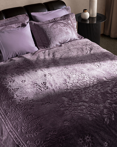 Подарочный комплект постельного белья евро Roussillon с покрывалом, пледом и одеялом 260x280 см, хлопок