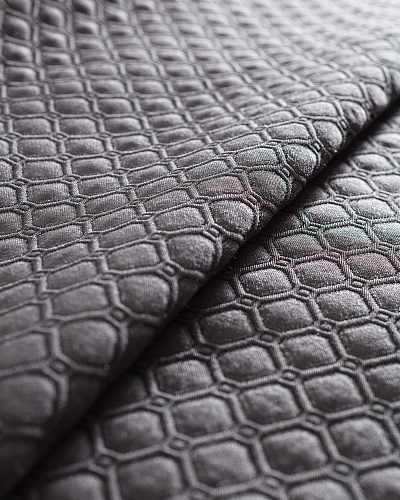 Двуспальный комплект белья Somme - темно-серый. Простыня: 260x280 см. 2 Наволочки: (50x70)+4 см. Пододеяльник: 200x220 см. Покрывало: 240x250 см. 2 Наволочки: (50x70)+5 см.