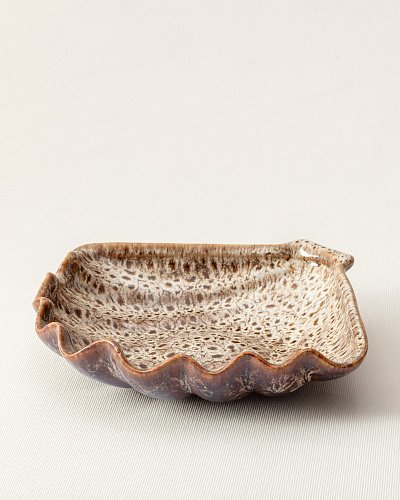 Декоративная подставка Stephane 21,3x18,5x2,7 см. - коричневая