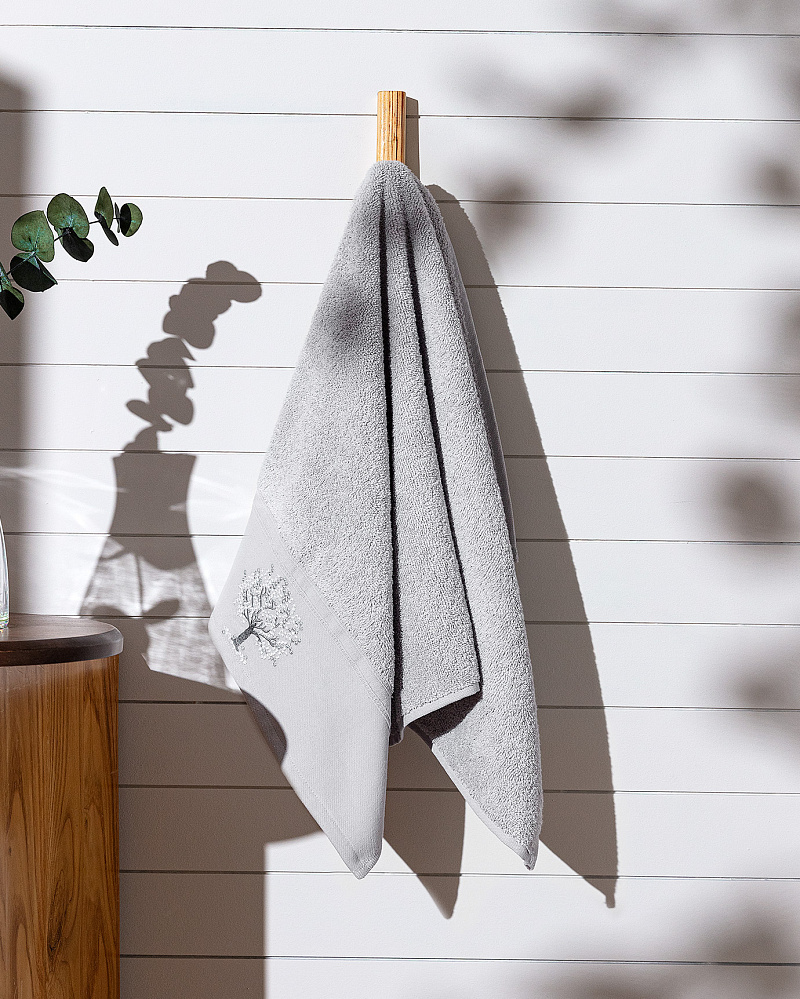 Полотенце для лица Orva 50x76 см. - серое