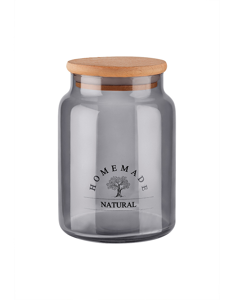 Банка Florence Colore 890 мл. - серая