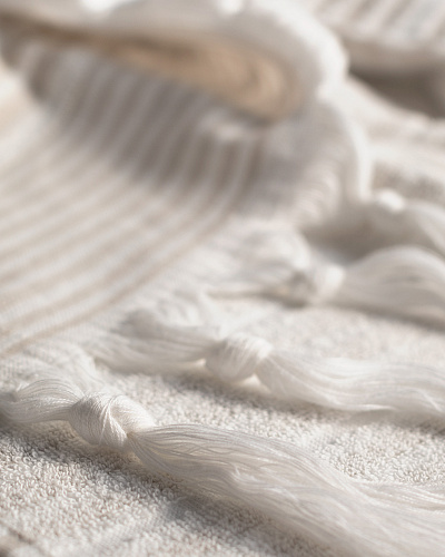 Банное полотенце Pile Hammam 75x150 см. - бежевое