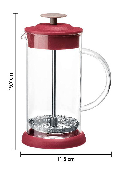 Френч-пресс Paule 350 мл - ярко-оранжевый