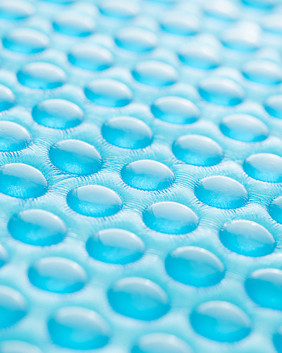 Подушка Fuchsia Visco гипоаллергенная с охлаждающим гелем 60x40 см, - вискоэластик