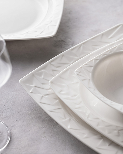 Столовый сервиз Nova из 24 предметов, фарфор