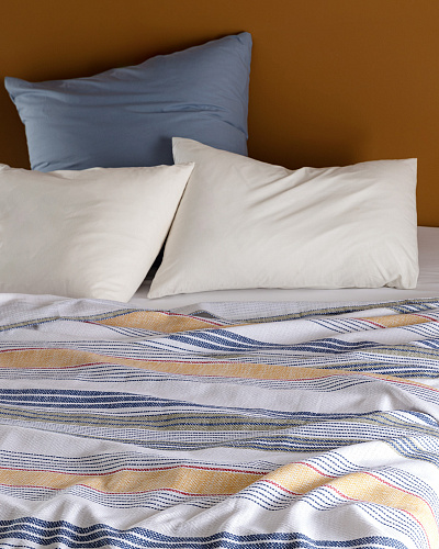 Покрывало односпальное Janvier с принтом 150x220 см. - хлопок