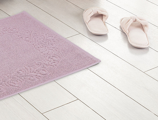 Полотенце для ног Norice 50x70см - светло-сливовое