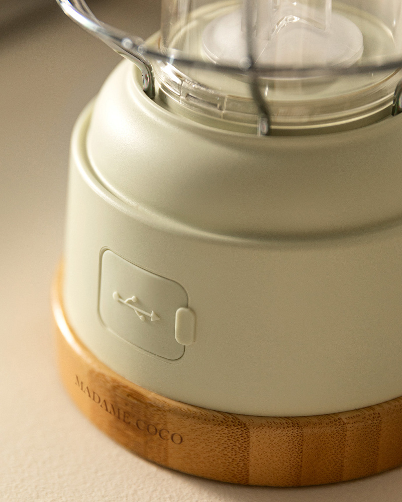 Абажур Klina Touch 12x30,5 см. - светло-салатовый