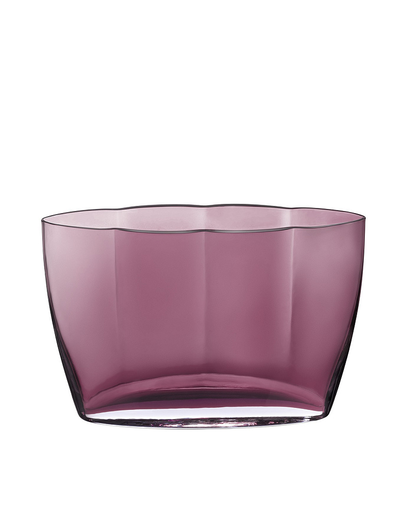 Ваза ручной работы Les Orres 28x19 см. - сливовая