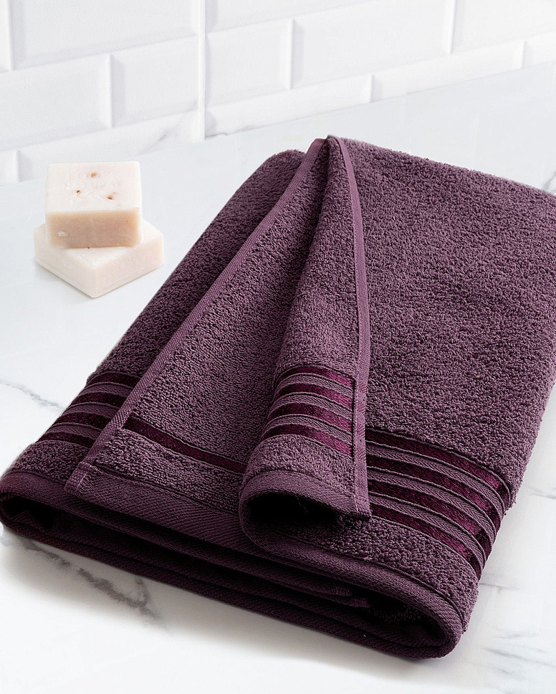 Банное полотенце Maynor 70x140см - сливовое