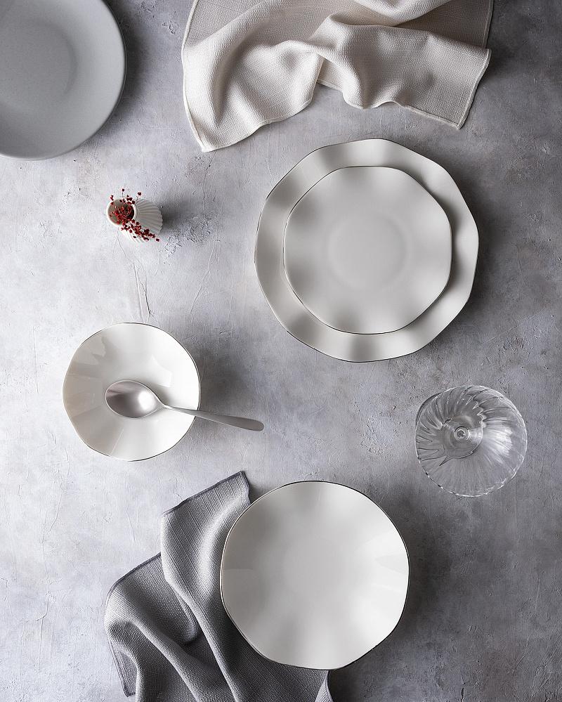 Столовый сервиз Manarolo из 24 предметов, фарфор