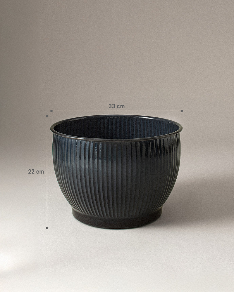 Цветочный горшок Palmier 33x33x22 см, металл