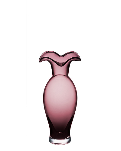 Ваза Cluny Jardin De Printemps 34x14 см. - сливовая