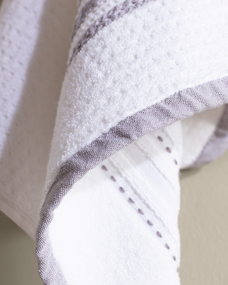 Полотенце для лица Alissa 50x76 см. - белое