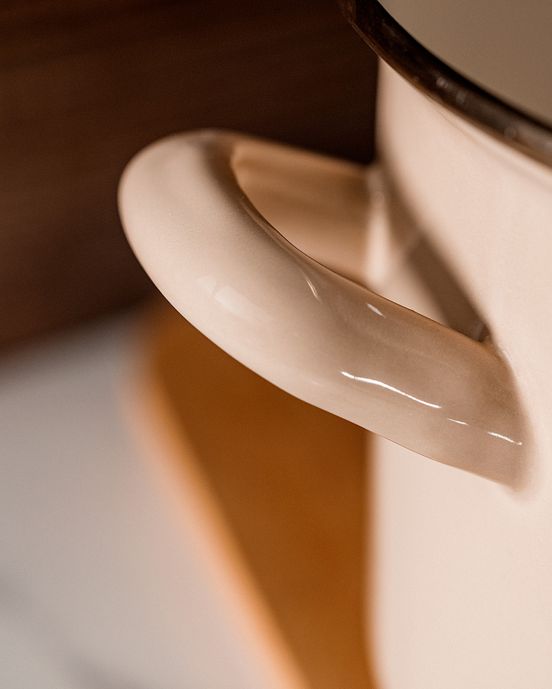 Кастрюля Bonneville с крышкой 4,5 л. - бежевая