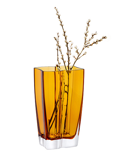 Ваза ручной работы Lıllebonne 17x30 см. - золотистая