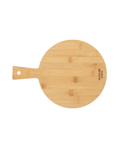 Доска разделочная круглая Richelle Bamboo 33x24x0,9 см. - бамбук