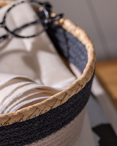 Корзинка Gemma 29,5x21x9,5 см. - коричневая