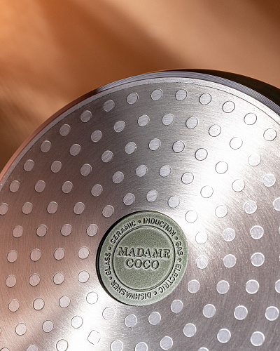 Кастрюля Freya с крышкой и силиконовыми съемными ручками 4,7л., - алюминий