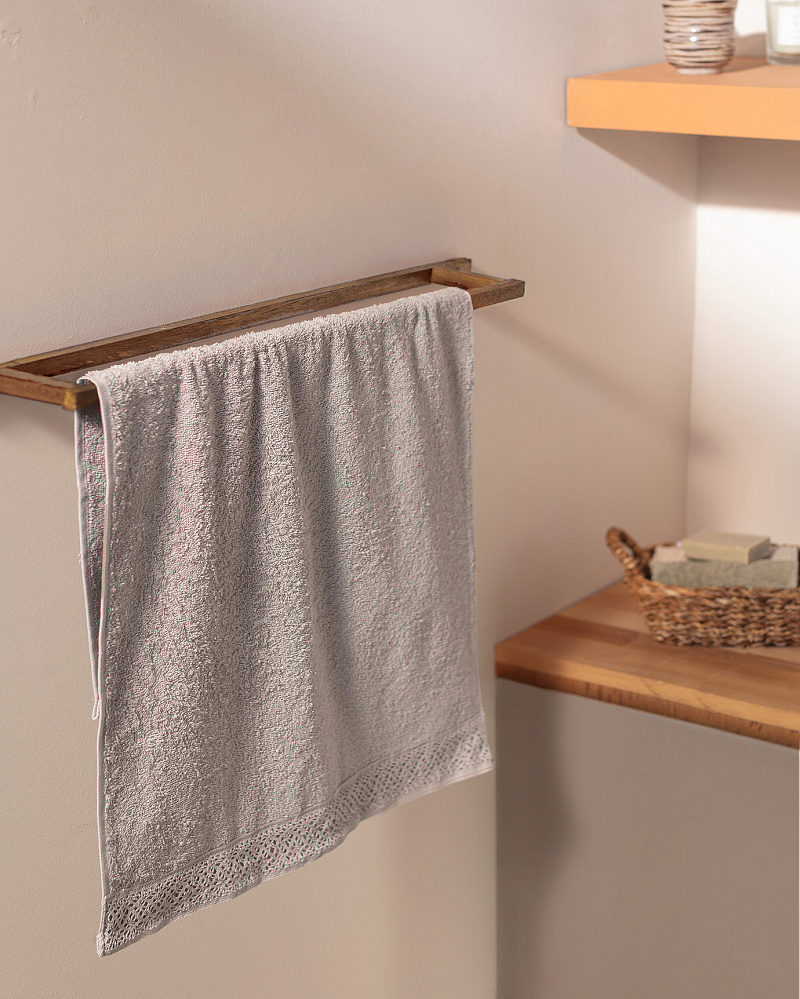 Полотенце для лица Angelique 50x70 см. - светло-серое