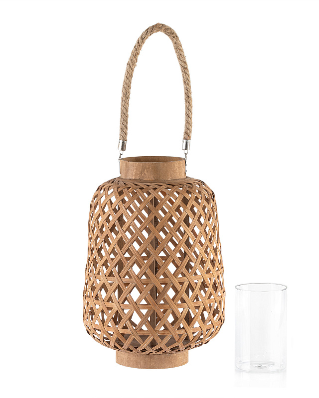 Подсвечник Philippe Lantern 27x27x40 см. - бежевый