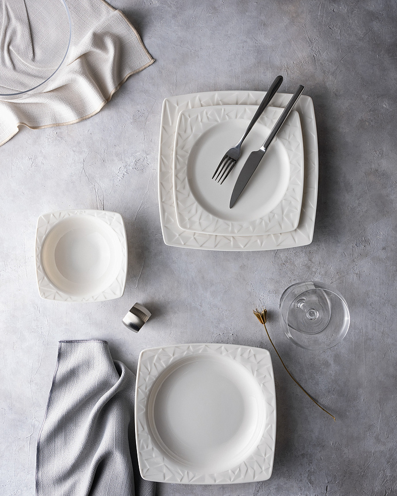 Столовый сервиз Nova из 24 предметов, фарфор