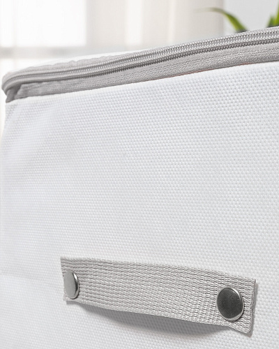 Органайзер для хранения Floral 30x22x18 см. - серый