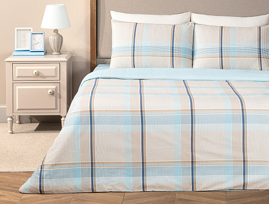 Комплект постельного белья двуспальный Chaney с пододеяльником и 2 наволочками 200x220 см