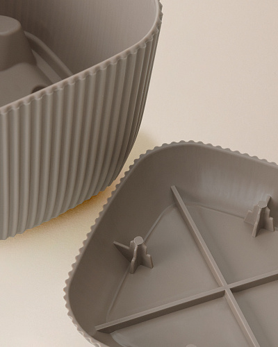 Горшок для цветов Abella 1800 мл. - светло-бежевый