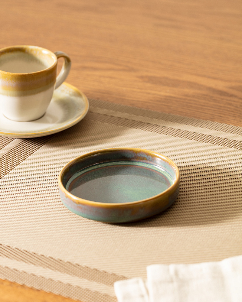 Набор блюдец Droit 10x10x2 см, фарфор