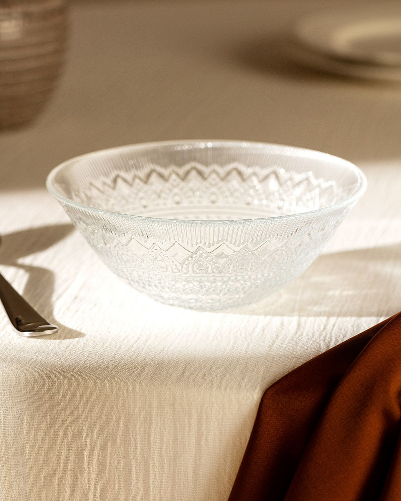Блюдо стеклянное Cancale Bowl 16 см