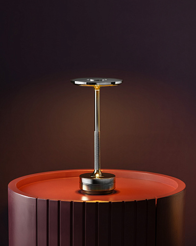 Лампа Stern 13x13x27,5 см - серебряная