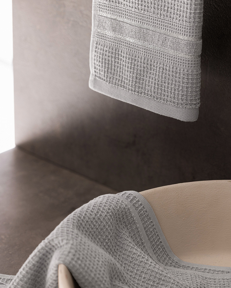 Набор полотенец для рук Jolie из 2 шт., 30x46 см. - серый