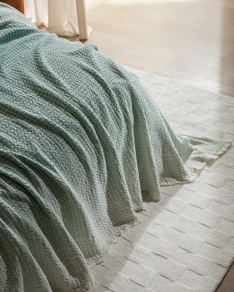 Покрывало двуспальное Lunevere 220x230 см, хлопок