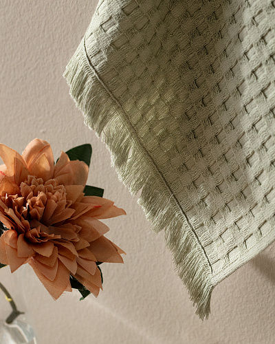 Комплект кухонных полотенец Fleur из 2 штук, 40x60 см. - хлопок