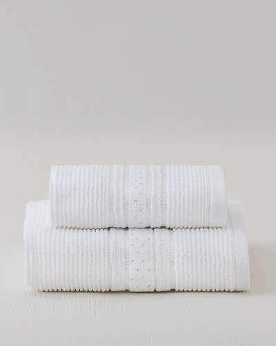 Полотенце для лица Alice 50x80 см. - белое