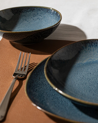 Столовый сервиз Charlotte из 24 шт. - индиго