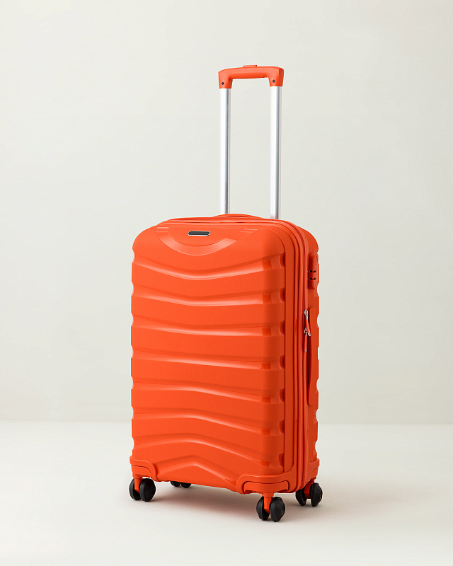 Чемодан Mer 37x23x56 см., 2,5 кг. - оранжевый
