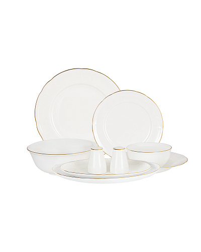 Столовый сервиз Edmon из 56 предметов, - фарфор