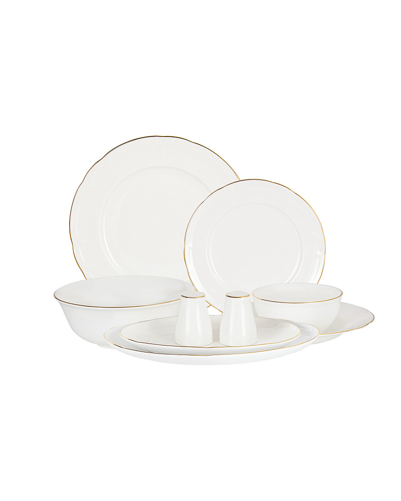 Столовый сервиз Edmon из 56 предметов, - фарфор