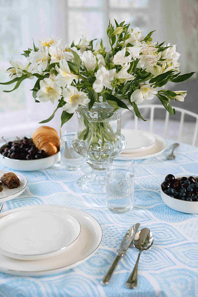 Столовый сервиз Madelyn из 24 шт. - белый / серебристый