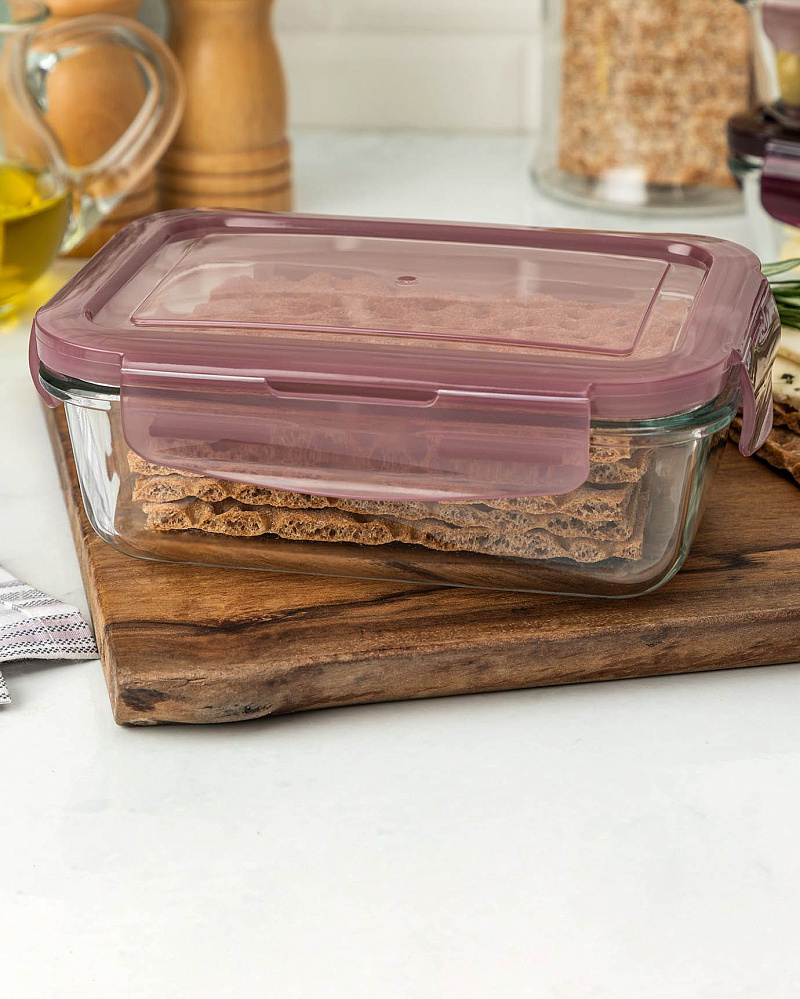 Контейнер с крышкой Corette 550 мл - пудровый