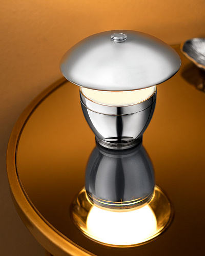 Светильник  Diahna 12x12x13 см - серебряный