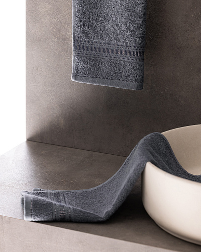 Комплект полотенец для рук Joetta из 2 шт., 30x46 см. - темно-синий